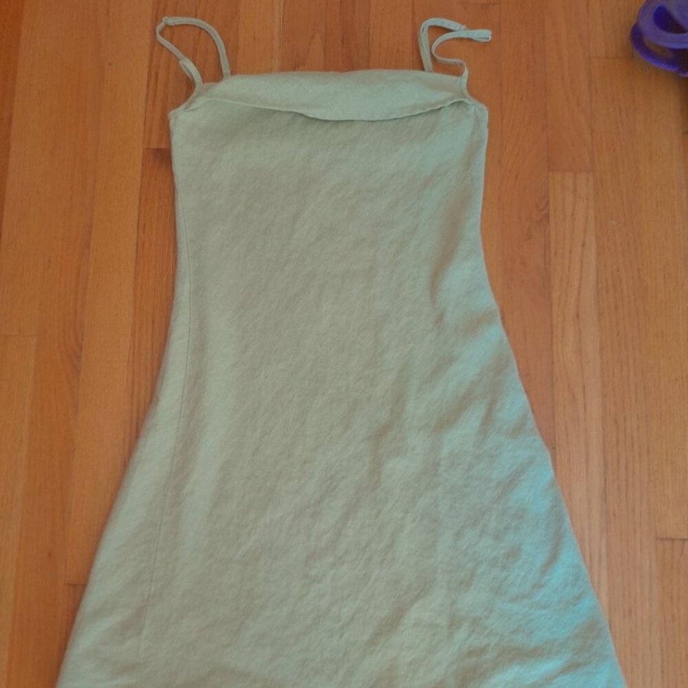 Hemp Dress by Of The Earth light green Woman's Small